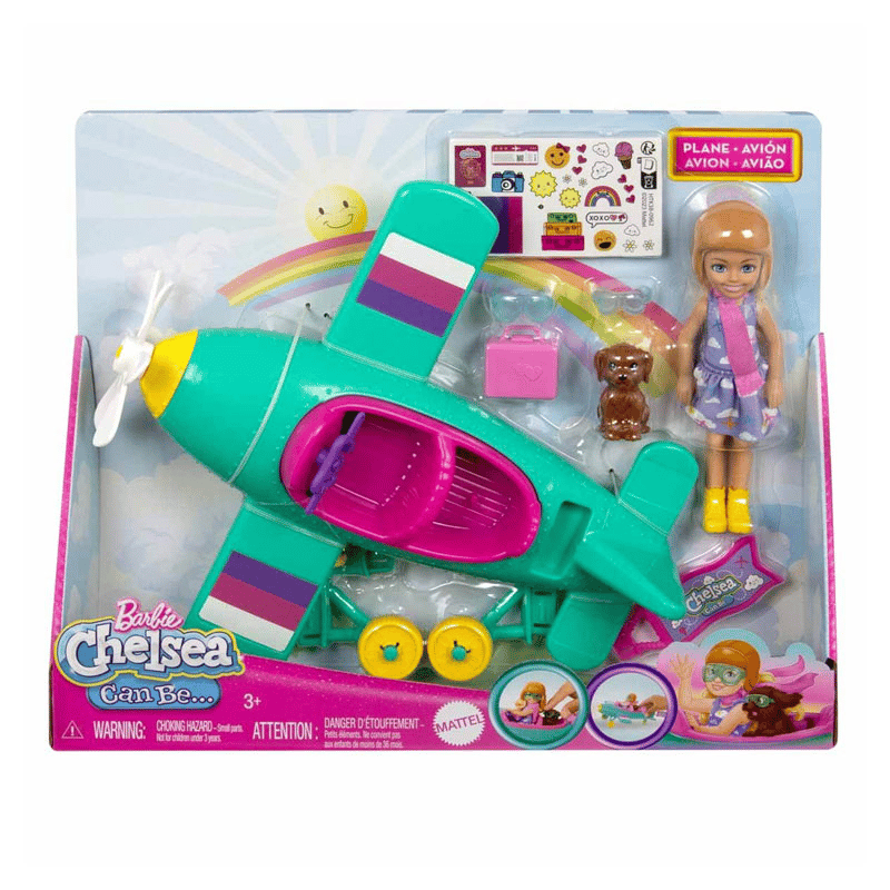 Barbie Chelseanin Pervaneli Mini Uçağı Oyun Seti HTK38