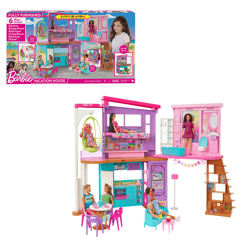 Barbie Tatil Evi Oyun Seti HCD50