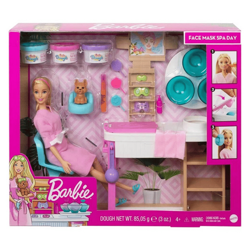 Barbie Yüz Bakımı Yapıyor Oyun Seti GJR84
