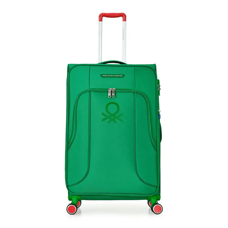 Benetton United Colors Of Benetton Yeşil Unisex Çekçekli Kumaş Valiz 14Bnt3100-01-Ysl