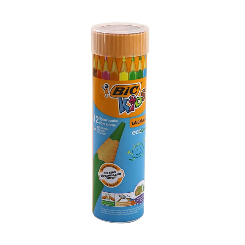 BİCBİC EVOLUTION 12+1 ÜÇGEN JUMBO TÜP KURU BOYA 958192330200