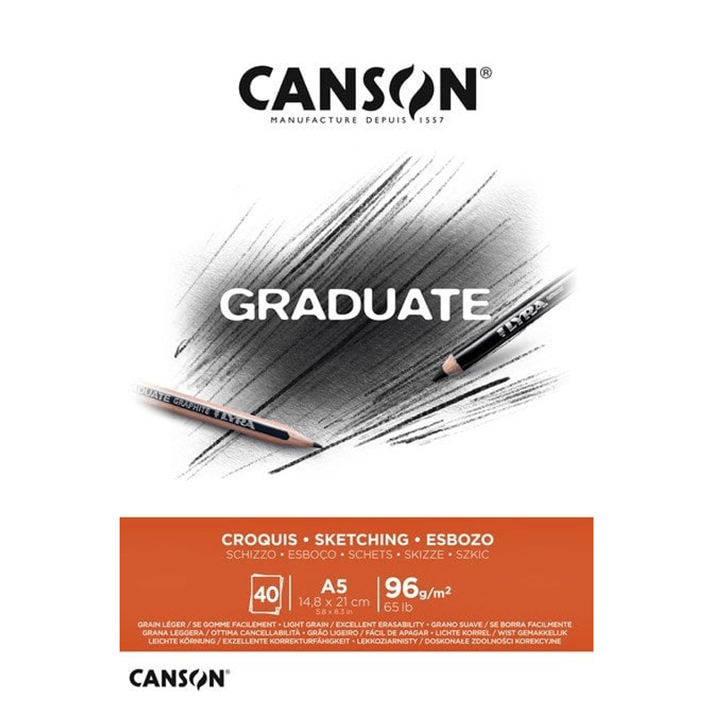 CANSONCanson Graduate Eskiz Defteri A5 96gr 40 YaprakFİLA 400110361