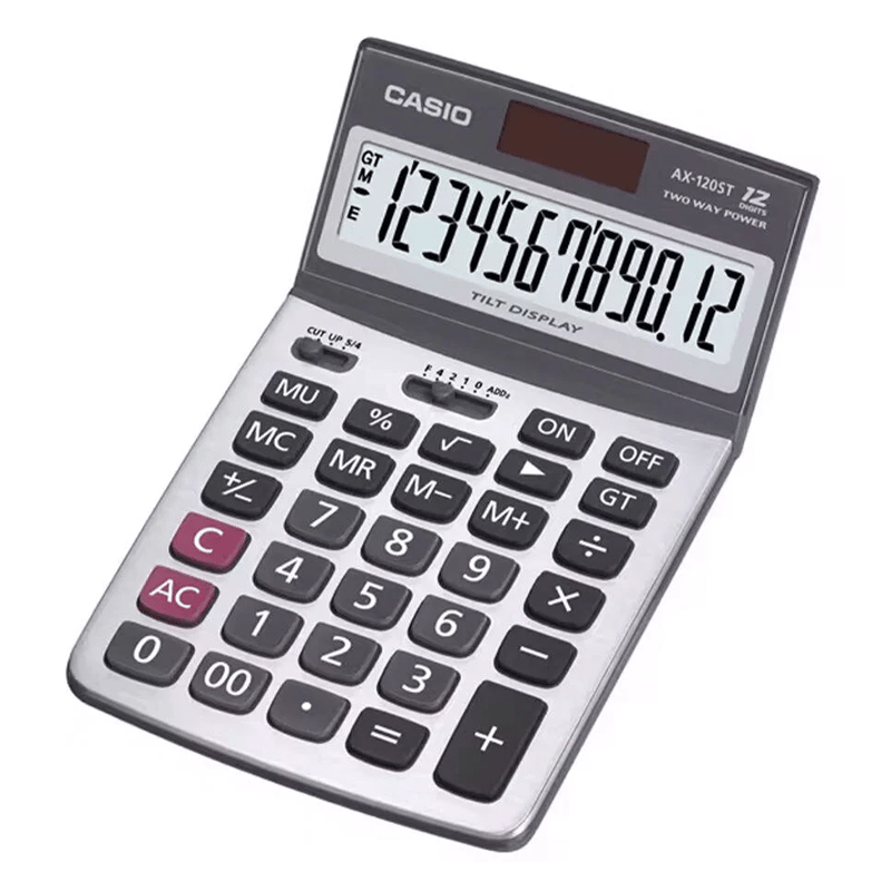 Casio Ax-120St Oynar Başlıklı Hesap Makinesi