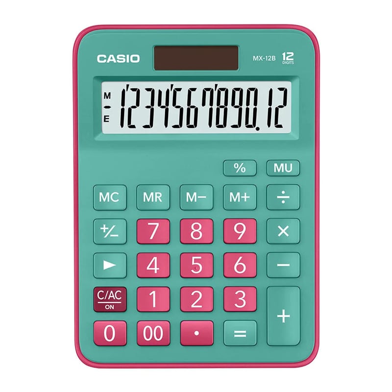 Casio Mx-12B-Gnrd-W-C Hesap Makinesi