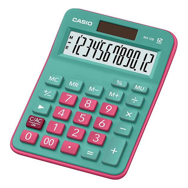 Casio Mx-12B-Gnrd-W-C Hesap Makinesi