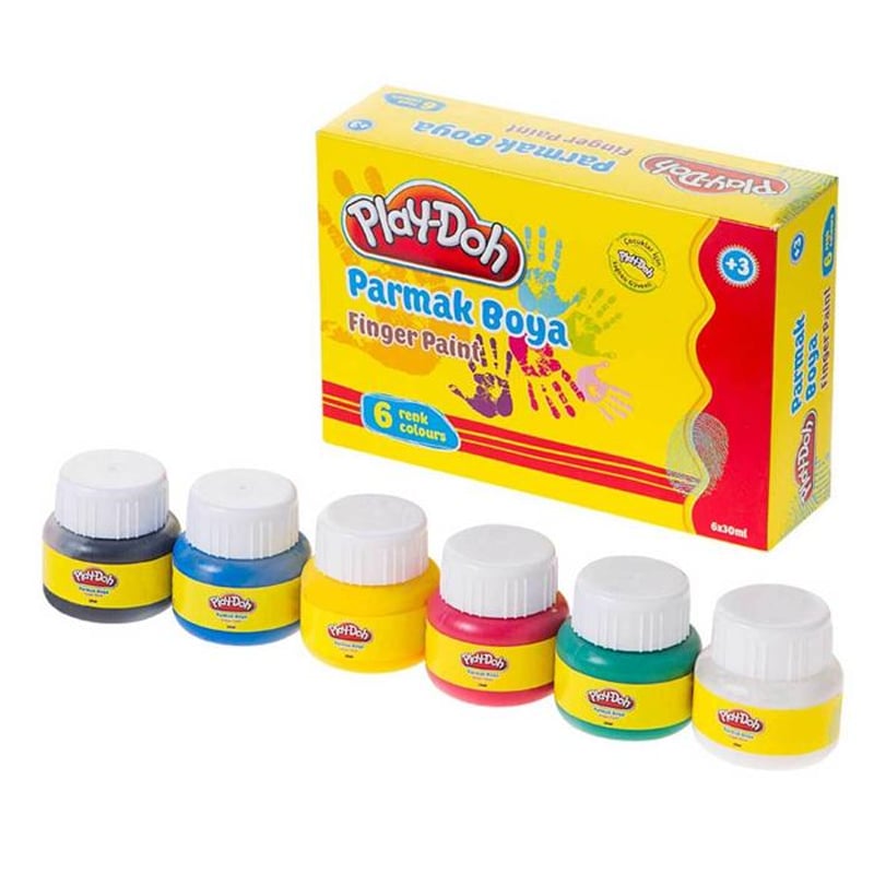 PLAY-DOHCEREN PLAY-PR001 PLAYDOH 6 RENK 40ml PARMAK BOYA260964