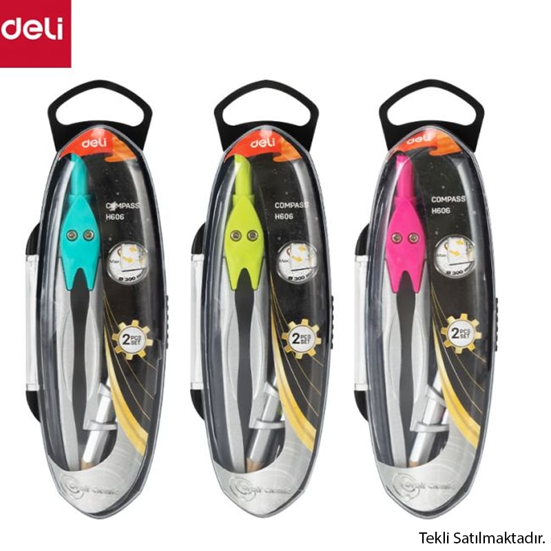 DELİDELİ PERGEL VE BİR ADET KALEM ASORTİLİ EH6066974776203849