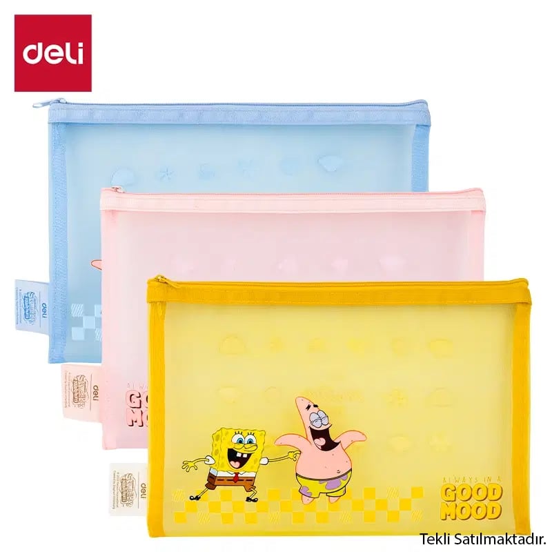 Deli Sünger Bob Zip Bag A5 Eh983