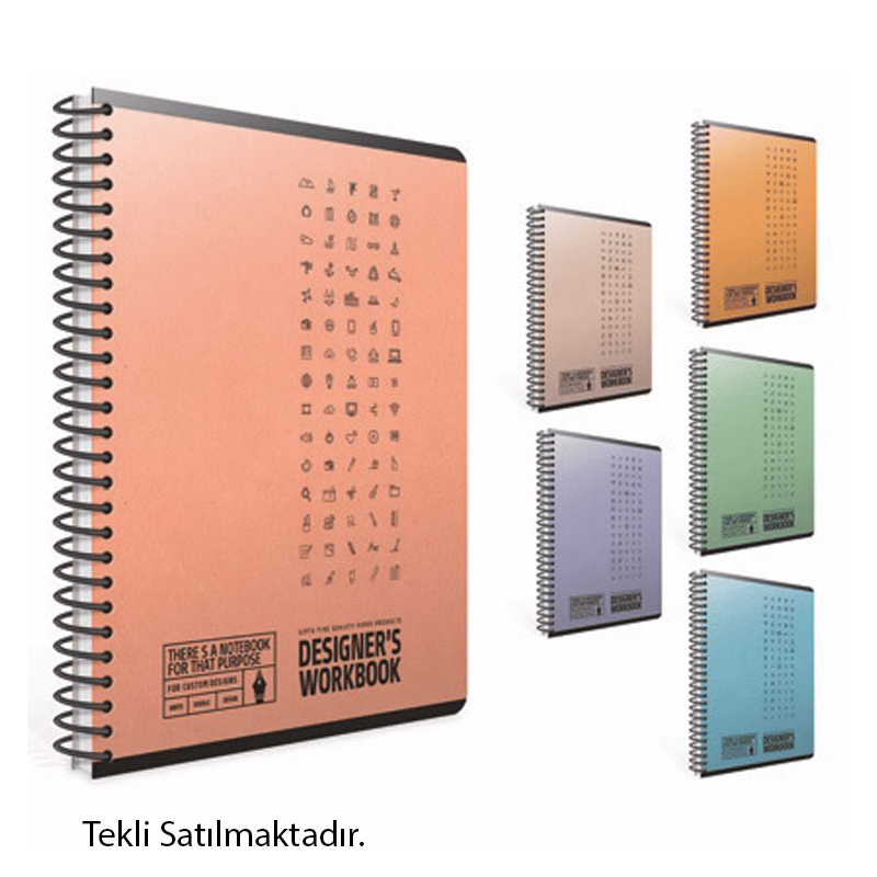 GIPTADESIGNERS SPİRALLİ PP KPK.DEF.A4 100 YP. NOKTALI8697236138236