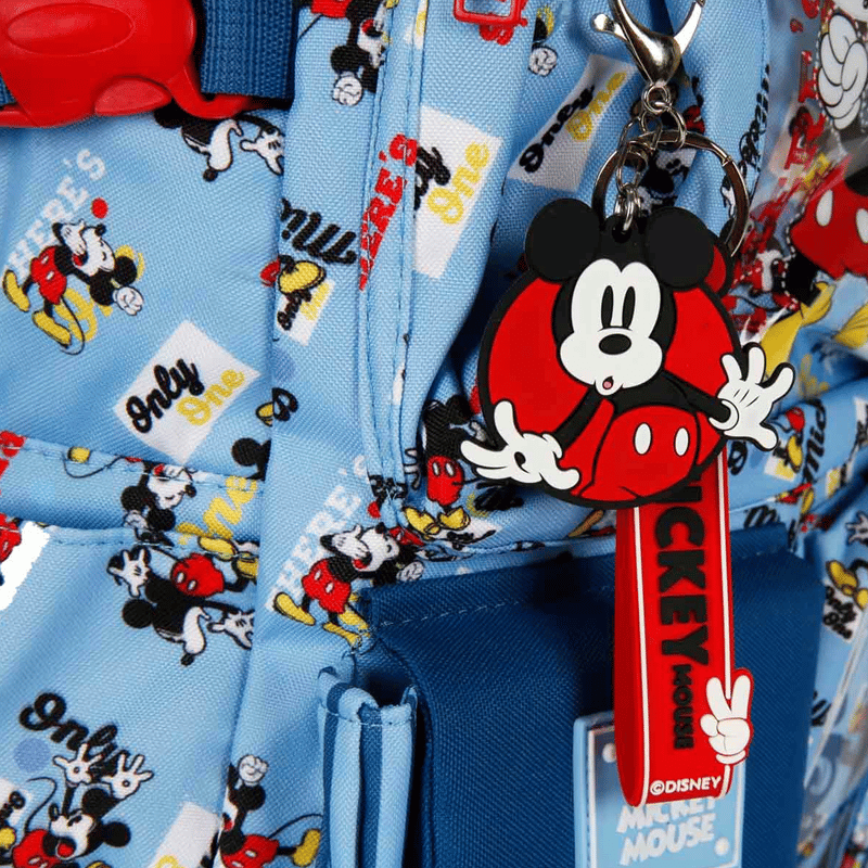 Dısney Mickey Mouse Desenli Mavi Okul Çantası