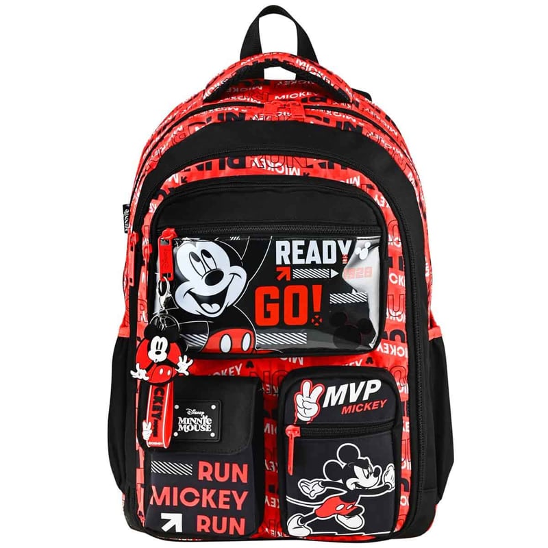 Dısney Mickey Mouse Run Mickey Desenli Okul Çantası Otto.49346
