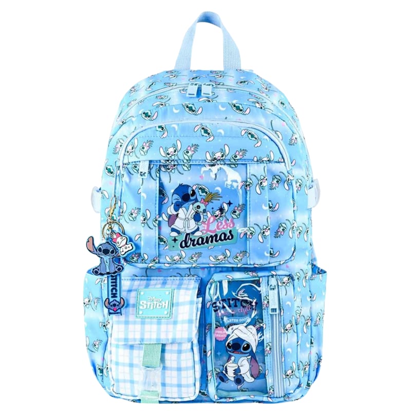 Dısney Stitch Desenli Mavi Okul Çantası OTTO.49300 