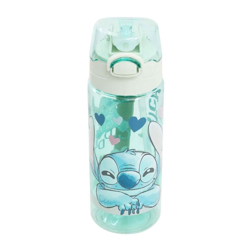 Dısney Stitch Desenli Yeşil Matara 500 ml