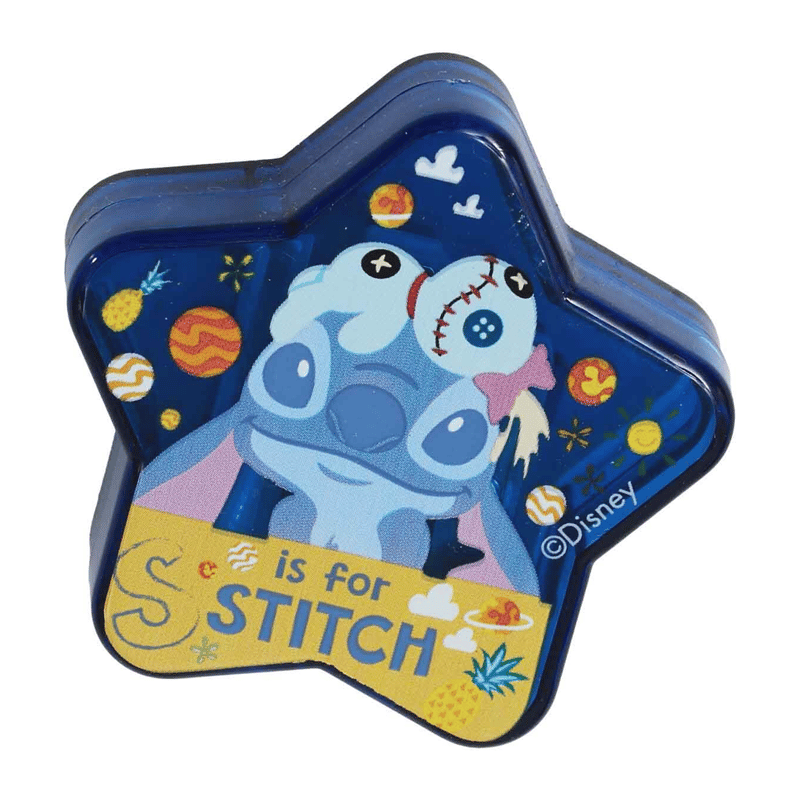 Dısney Stitch Desenli Yıldız Şekilli Hazneli Kalemtıraş