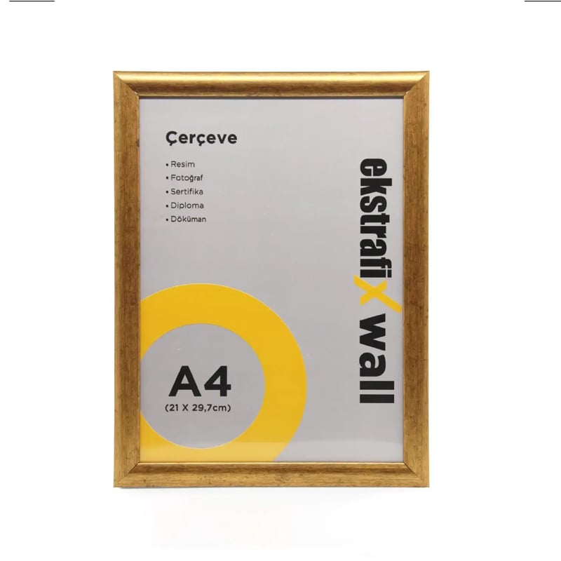 Ekstrafix EtiketEKSTRAFİX A4 ÇERÇEVE 22'LİK ALTIN FİX-ÇG05Y00044470