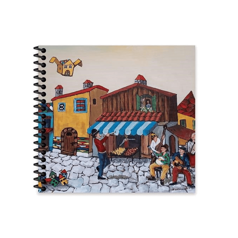 Ezo Sunal 16*15 50 Yp. Düz Sert Kapak Spiralli Defter