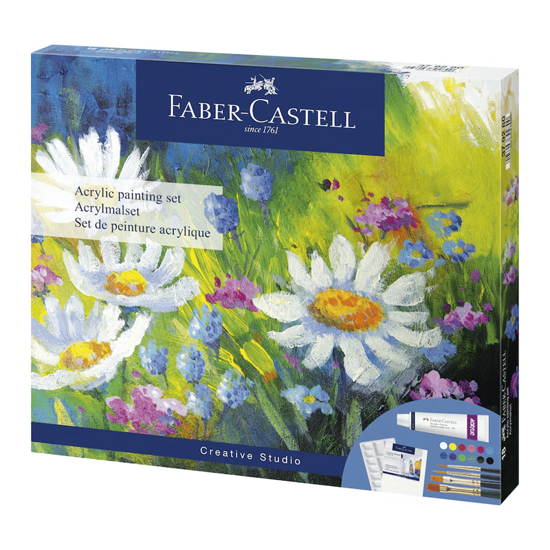 Faber-Castell Akrilik Boya Seti 18 Parça 12x9ml