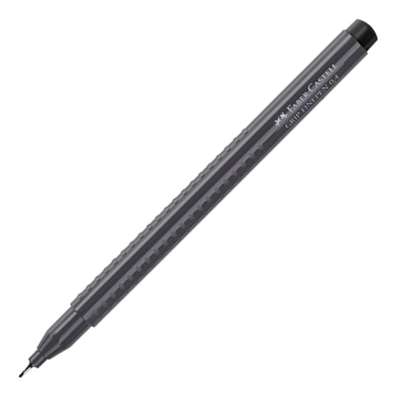 Faber Castell Grip Finepen 0.4 Keçeli Kalem Black