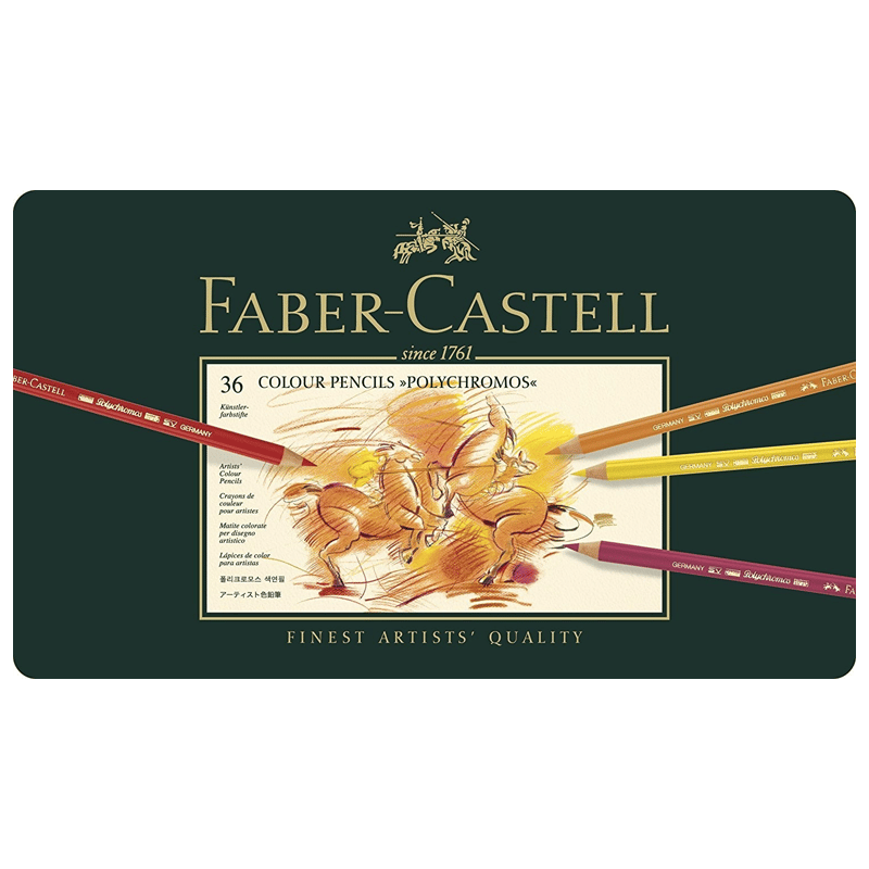 Faber-Castell 36 Renk Polychromos Kuru Boya Yeşil Seri