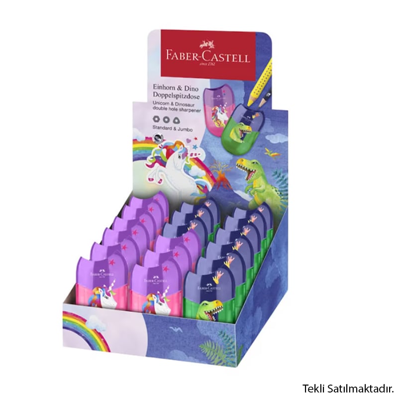 FABER-CASTELLFaber-Castell Apple D&U ÇH Kalemtıraş, 18 li4005401835516 