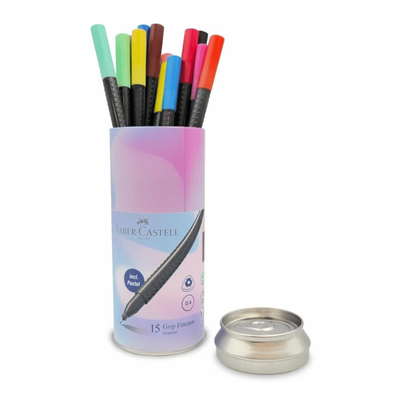 Faber-Castell Grip Finepen 15 Li Kutu Karışık Renk