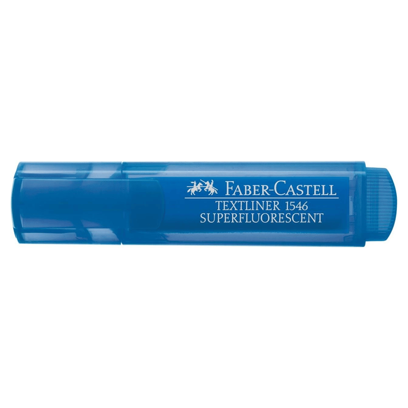 Faber Castell Şeffaf Gövde Fosforlu Kalem 1546 Mavi