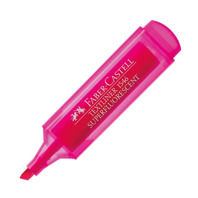 Faber Castell Şeffaf Gövde Fosforlu Kalem 1546 Pembe
