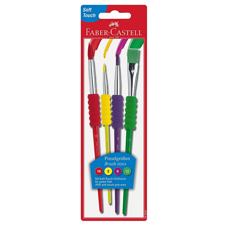 ADELFaber Castell Soft Touch Fırça 4 Çşt UçADEL5179481600