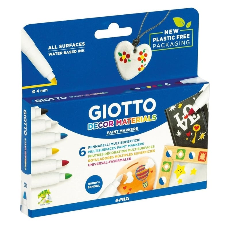 Giotto Decor Marker Kalem Seti 6lı