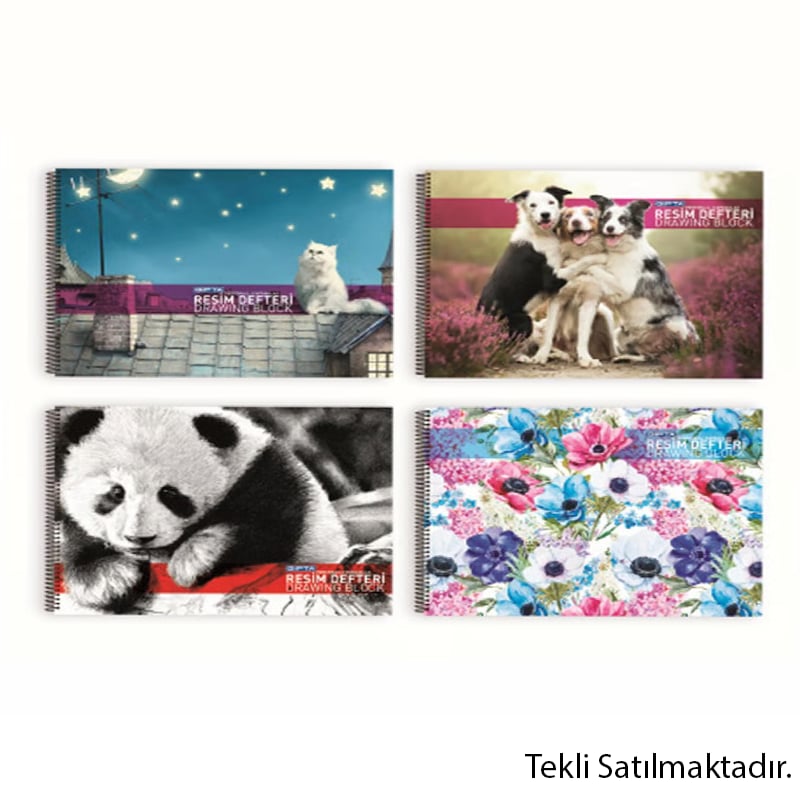 GIPTAGIPTA 1459 35X50 RESİM DEFTERİ 15YP.PERFORAJLI291693