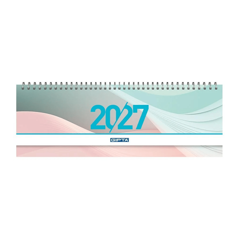 Gıpta 504-BTK Brite Haftalık 2027 Masa Takvimi 12 cm x 33 cm Asorti