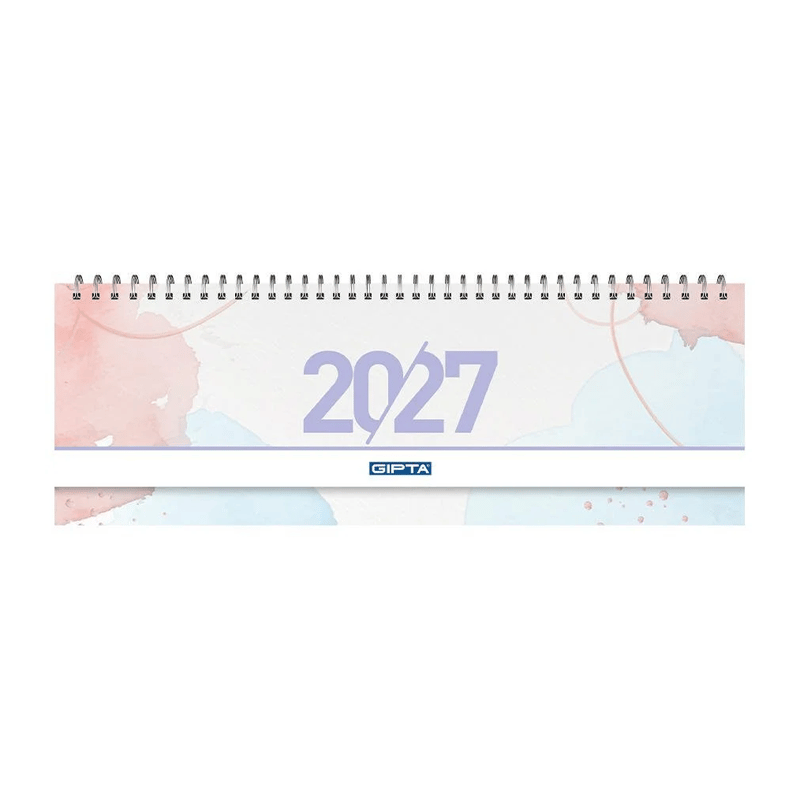 Gıpta 504-BTK Brite Haftalık 2027 Masa Takvimi 12 cm x 33 cm Asorti