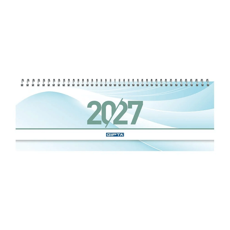 Gıpta 504-BTK Brite Haftalık 2027 Masa Takvimi 12 cm x 33 cm Asorti