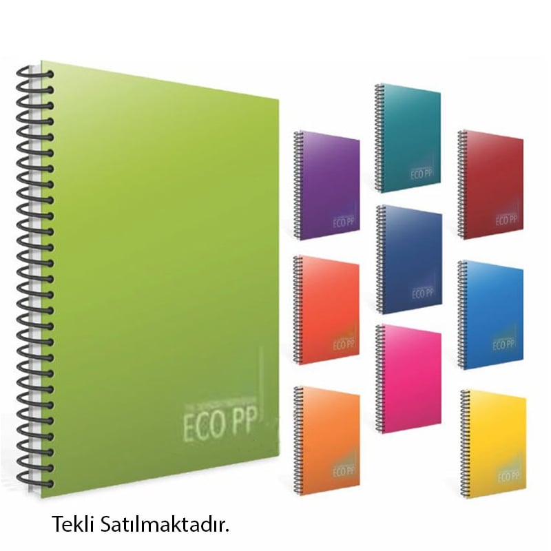MarkasızGIPTA DEFTER EKO A4 60YP DÜZ PP SPR PP KPK8697236140079