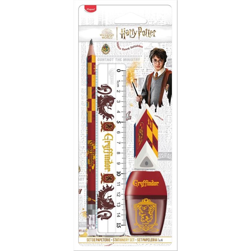 MAPEDHarry Potter Kırtasiye Seti 4 Parça- GRYFFINDOR3154149818808