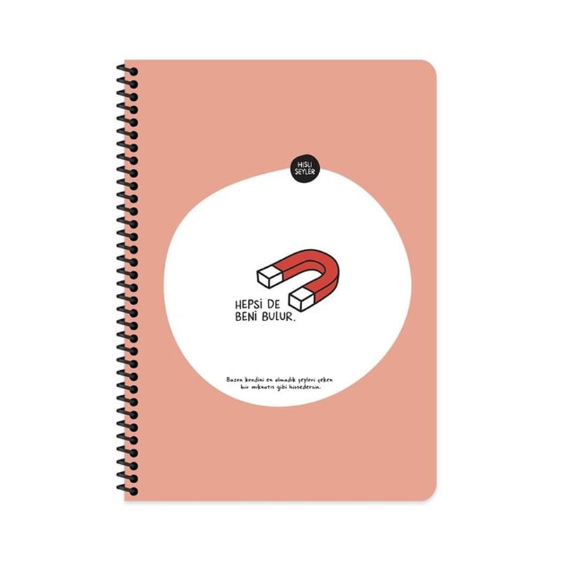 Keskin Color Hisli Şeyler A4 Spiralli Çizgili 80yp.Defter - Hepsi De Beni Bulur