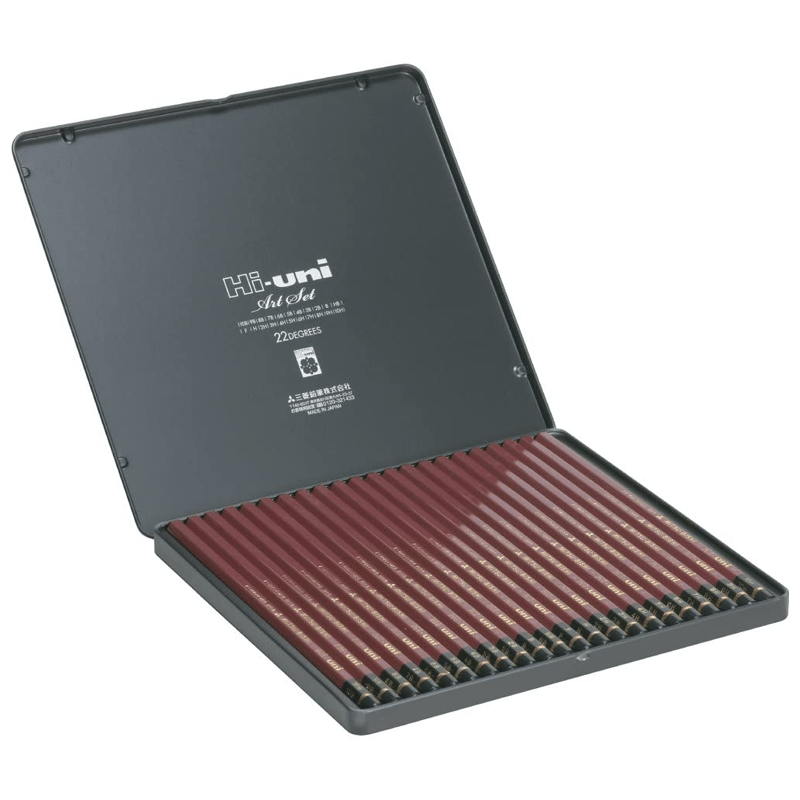 Uni Mitsubishi Hi-uni Art Set 10B-10H Dereceli Kalem Seti