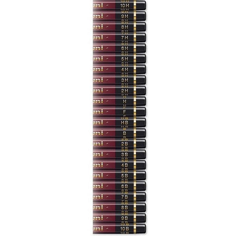 Uni Mitsubishi Hi-uni Art Set 10B-10H Dereceli Kalem Seti