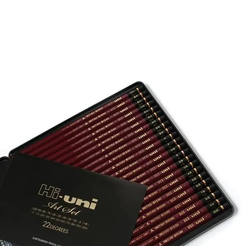 Uni Mitsubishi Hi-uni Art Set 10B-10H Dereceli Kalem Seti