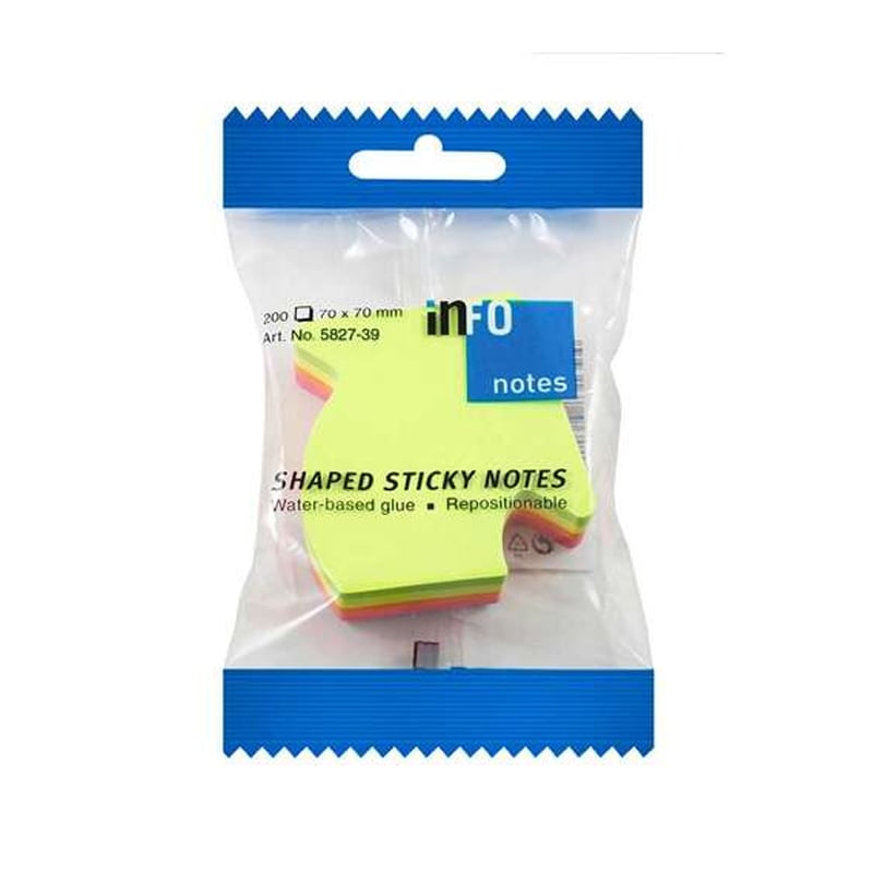 MarkasızInfo Notes 67x68 mm Yapışkanlı Not Kağıdı Ok İşareti356135