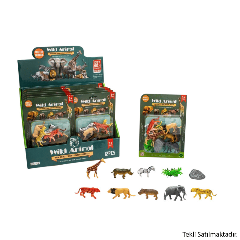 KIZILKAYA OYUNC.KZL-H3 HAYVAN SET VAHŞİ KARTELA 1208697197104622