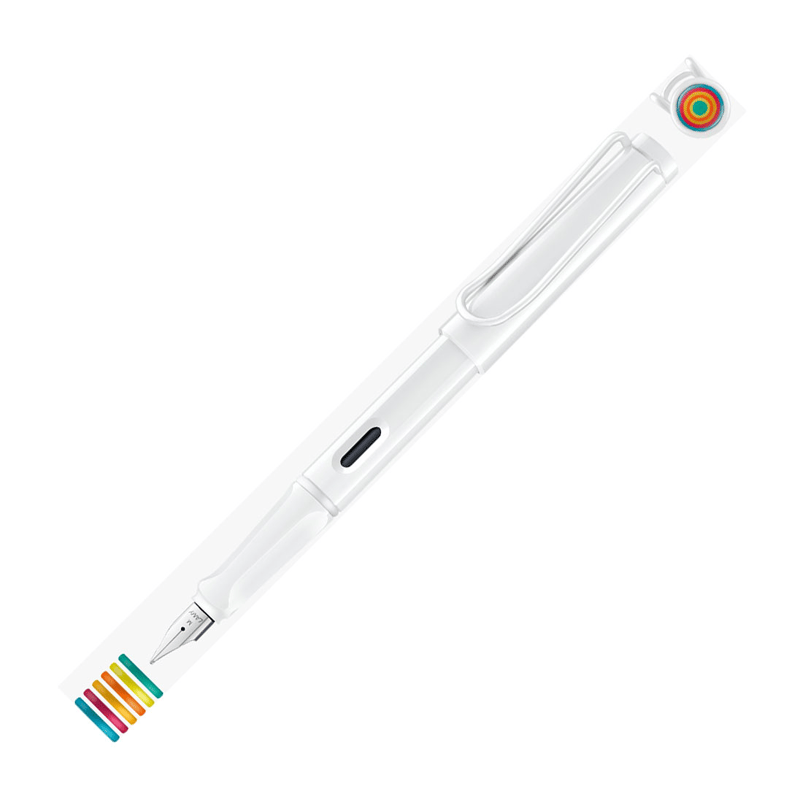 Lamy Safari Multicolor Dolma Kalem Seti All White M Uç