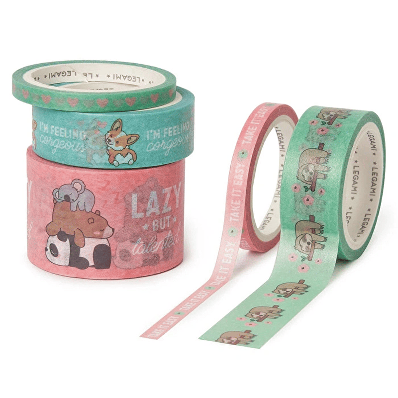 Legamı Mini 5 Kağıt Bant Cutie Animals