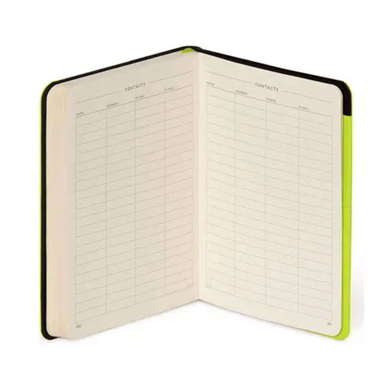 Legami Çizgili Defter Küçük Chartreuse 135x95mm