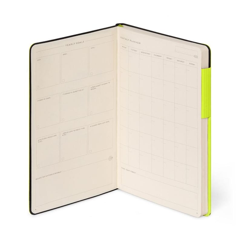 Legami Çizgili Defter Orta Chartreuse 210x130mm