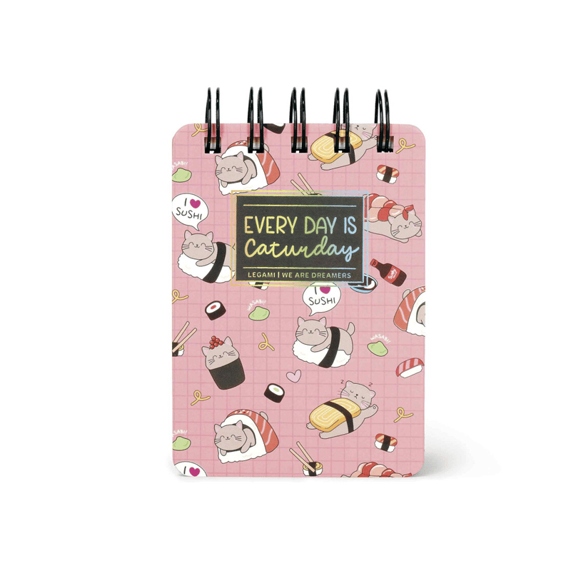 Legami Çizgili Spıral Ciltli Defter Mini Sushı 100x70mm