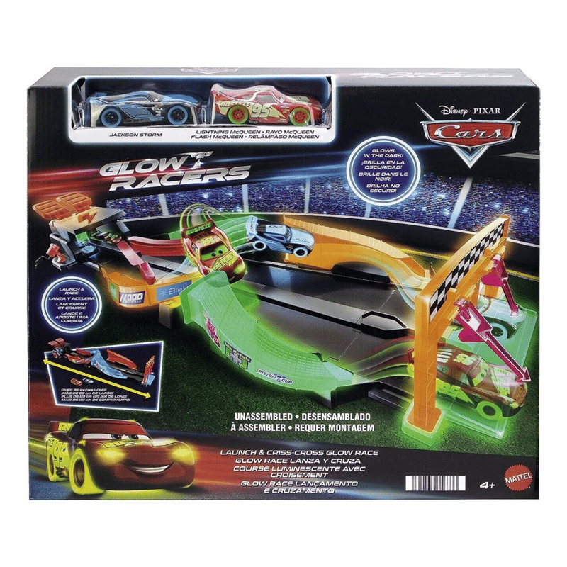 Mattel Cars Karanlık Parla Yarıscı Pıstset