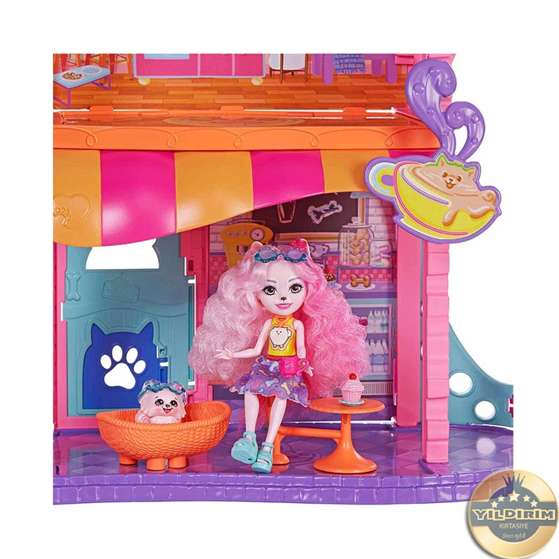 Mattel Enchantimals HHC18 Şehir ve Kafe Oyun Seti