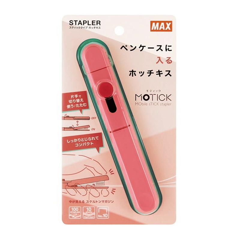 Max Hd 10Sk Motıck Zımba Makınesı No:10 Pembe
