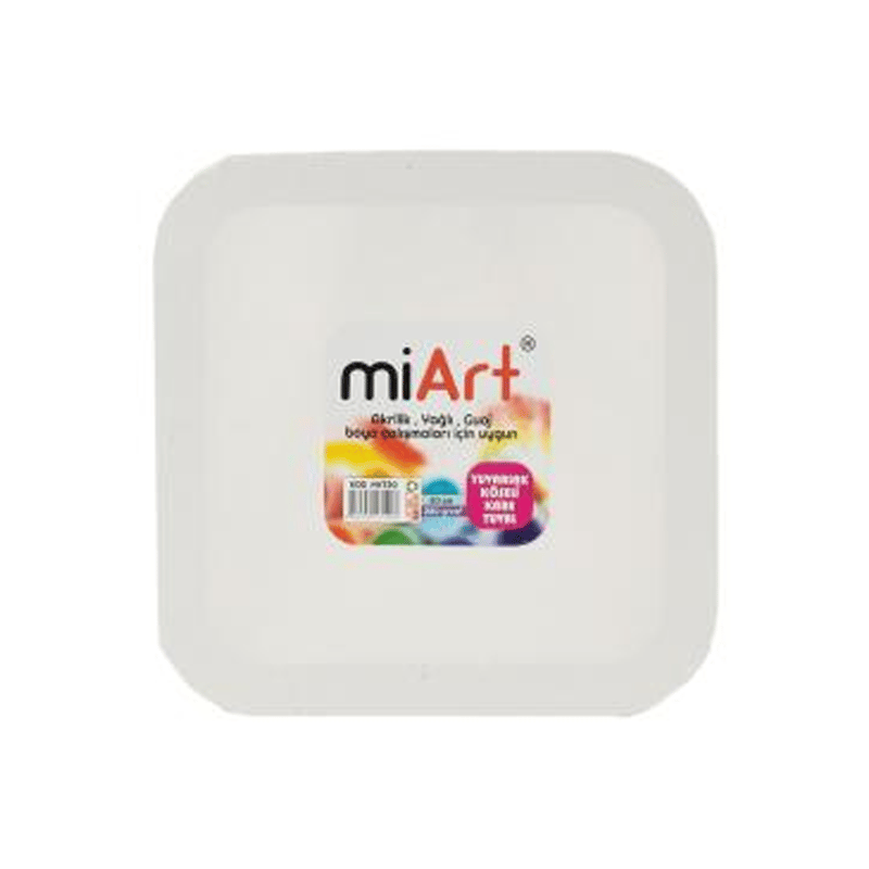 MİARTMİART YUVARLAK KÖŞELİ KARE TUVAL 20 CM8684350171003